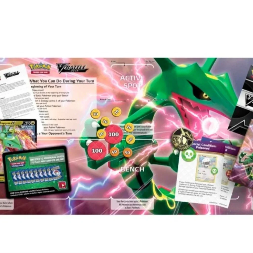 Pokémon TCG: Rayquaza V Battle Deck NEW IN BOX - Picture 2 of 8